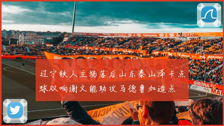 辽宁铁人主场落后山东泰山泽卡点球双响谢文能助攻马德鲁加造点